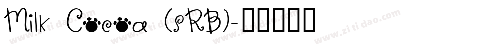 Milk Cocoa (sRB)字体转换